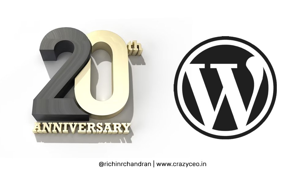 Wordpress 20th anniversary